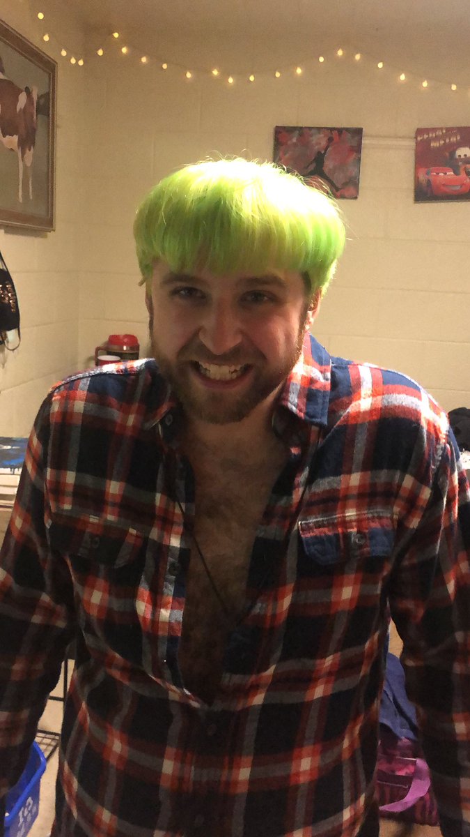 BrennanShif's tweet image. Zacks final hair!
#mutheta #TKE