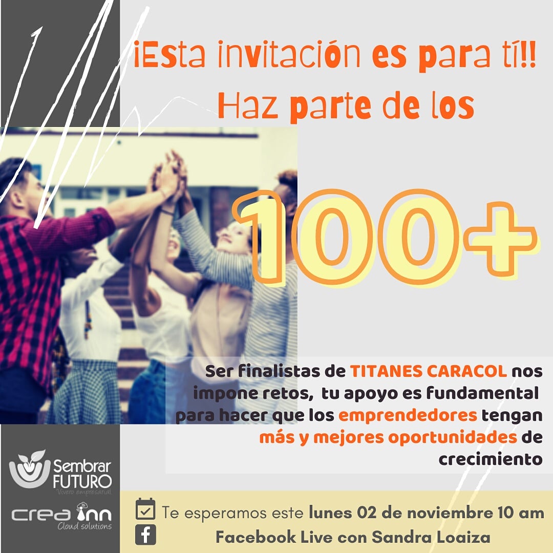 Sembrarfuturo's tweet photo. Invitación especial para el próximo lunes 02 de noviembre. Conversación con @Sandraloaiza06 ¡Acompáñanos! #Emprendimiento #ElPaísQueSoñamos #Risaralda #Pereira #MujeresTic https://t.co/gKuCFv0FZ8