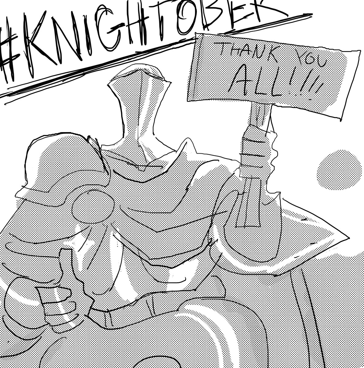 Thank you all for joining this challenge! If you've participated, please feel free to share it in this thread! And i know there are lots of great attempt a this #knightober ! 