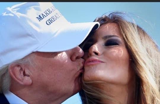 InfidelAngela's tweet photo. These 2 people gave up a splendid life to save America!! ❤️🇺🇸 we love you @realDonaldTrump and @FLOTUS. https://t.co/AL3yNBVZfr