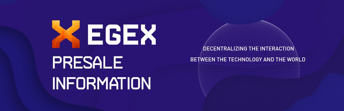egex_link's tweet photo. We're very happy to announce the launch of EGEX presale on 02 November, 2020. Presale will be hosted on https://t.co/a2JPSaeLcT

Read more:

https://t.co/EBVJB3oeA2 https://t.co/QdpLKueT65