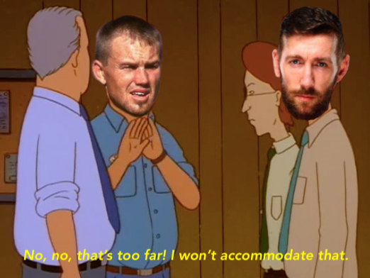 Art0Donnell's tweet photo. It's King of the Hill, but @SimpsonsWWE should see it anyway. @Sixftfiiiiive #TonyModra #WWE #WWENXT https://t.co/NNeBVgaw4k