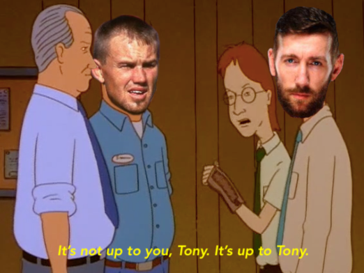 Art0Donnell's tweet photo. It's King of the Hill, but @SimpsonsWWE should see it anyway. @Sixftfiiiiive #TonyModra #WWE #WWENXT https://t.co/NNeBVgaw4k