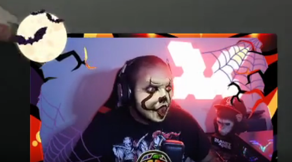 apeprimeESPORTS's tweet photo. Happy Halloween! 

If you want to get some good scares in- head over to https://t.co/Gg6gYe9aUN and hit him with some creepy sound alerts... 

that boy scares easily. https://t.co/NARroOD5Ev