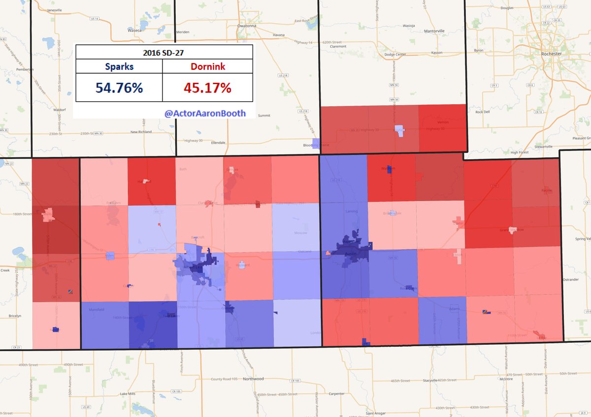 14.  #SD27This district is another rematch from 2016. They GOP sees an opportunity here as even Walz only carried it by low single digits in 2018. If the GOP is having a good night, this is where you would be seeing it.