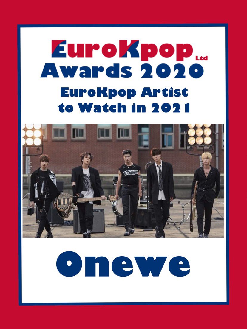 .<a href="/official_ONEWE/">원위 (ONEWE)</a> has won the category "EuroKPop Artist To Watch in 2021" at the <a href="/EuroKpop/">EuroKpop ltd</a> Awards 2020.