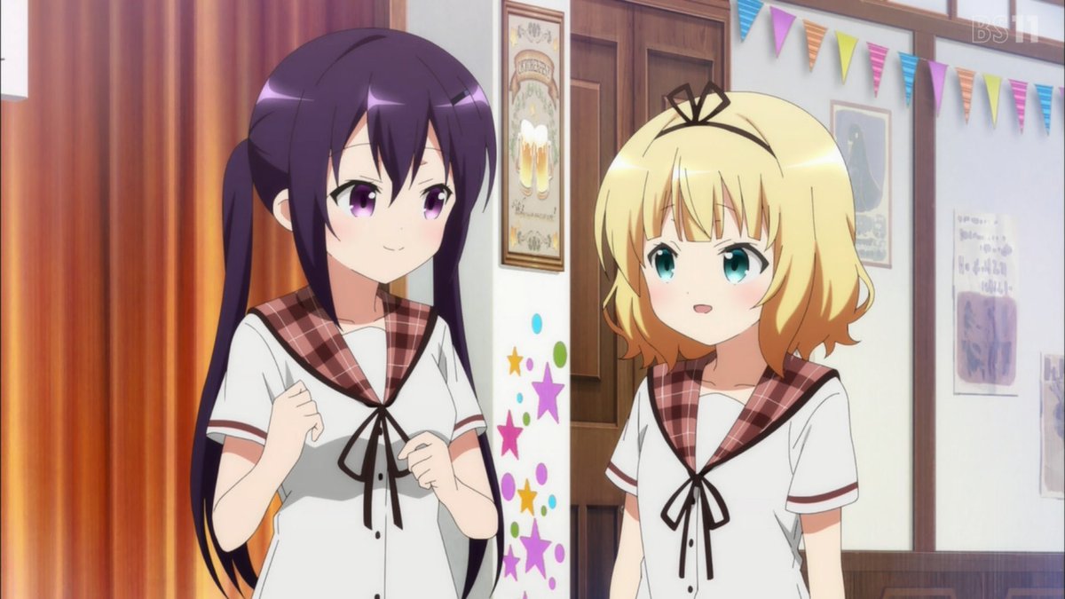 ট ইট র トラタク 声優好き ココアちゃんと千夜ちゃんの高校の制服を着ているリゼちゃんとシャロちゃんかわいい Gochiusa ごちうさ3期 ごちうさ ご注文はうさぎですか アニメ好きと繋がりたい