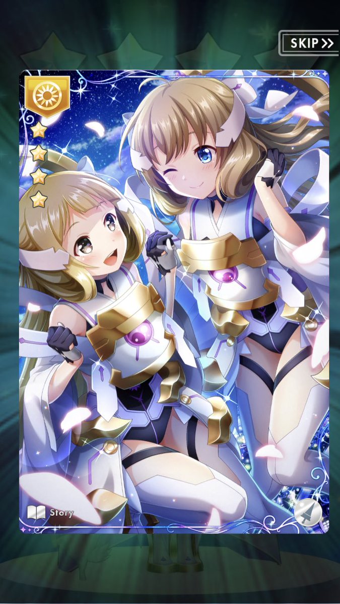 cyoco_7's tweet photo. お久しぶりです。オルガルログイン1400日になりました✨
なんとかコラボ詩音ちゃん確保出来ました。
#オルガル2 https://t.co/dWiltGEofc