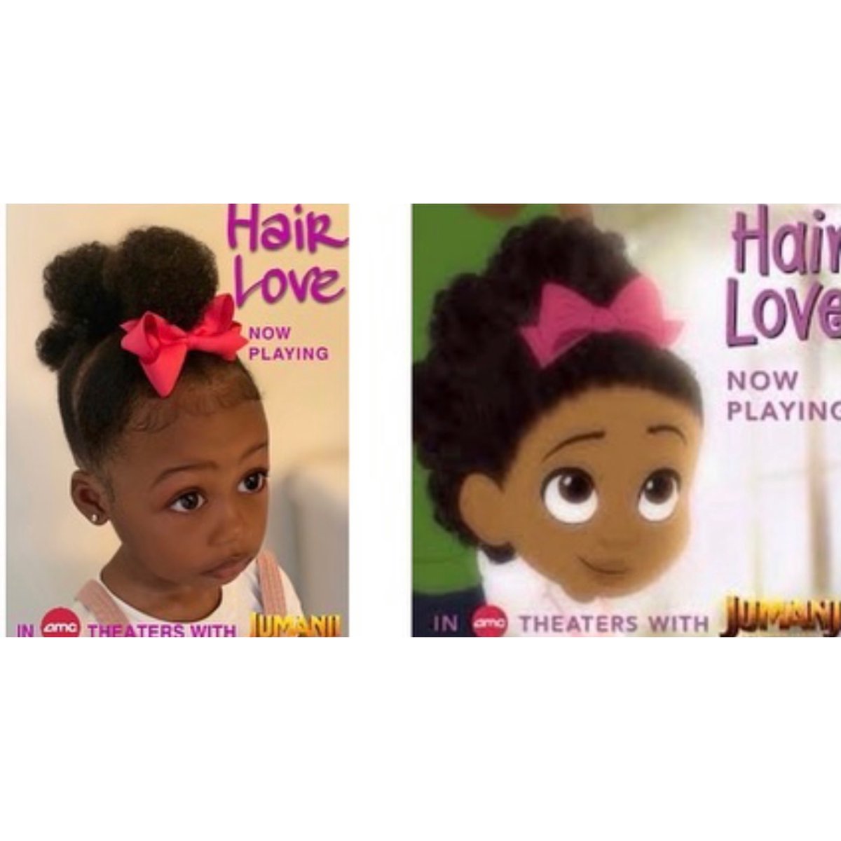 Loving these fathers and daughters that dressed up like our Hair Love characters for Halloween. So good.