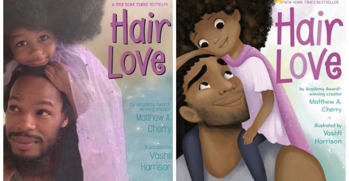 Loving these fathers and daughters that dressed up like our Hair Love characters for Halloween. So good.