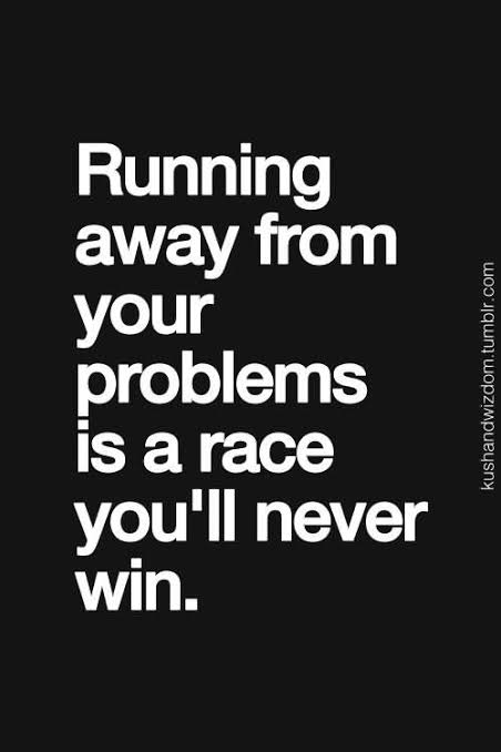 Sunita_Says_'s tweet image. Don’t run away from your problems. Problems are a sign of things happening in your life. Tackle them. Learn from them. Deal with them. Solve them....!!! #WordsOfWisdom #youcandoit #faceyourproblems #ChangeYourWorld @gary_hensel #JoyTrain #successmantra #ThinkBIGSundayWithMarsha