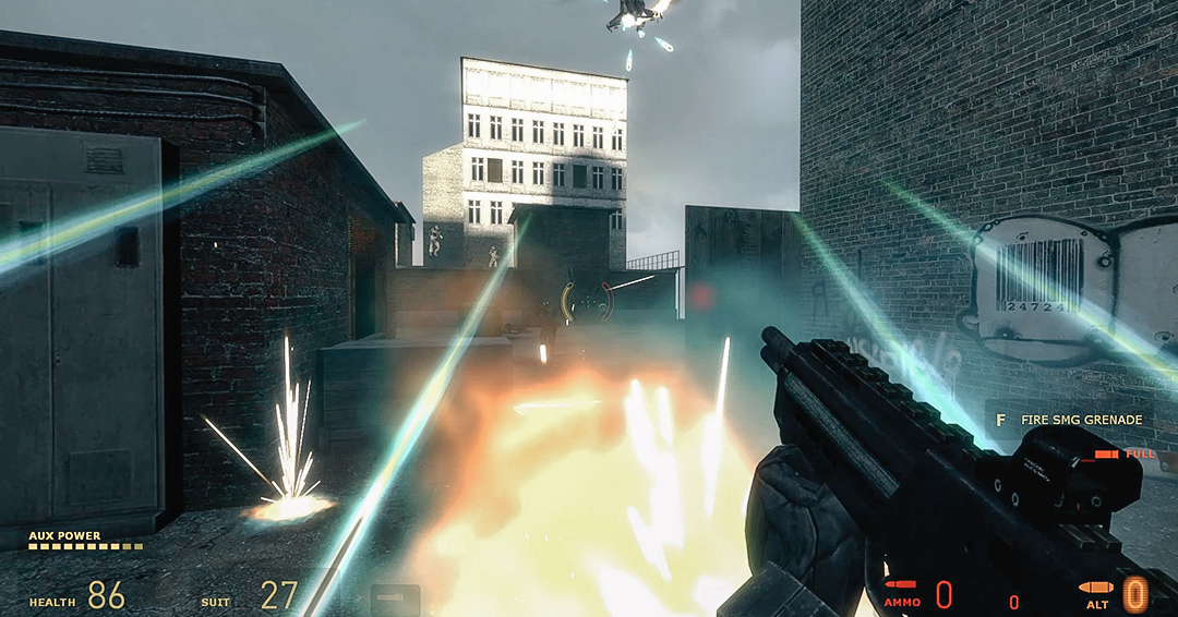 Zipline. Half-Life 2 singleplayer map. Released in 2012. Gameplay screenshots. #halflife #halflife2 #leveldesign #gamedev #sourceengine