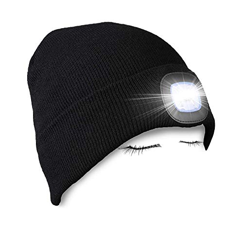 amzn_deals_us's tweet image. amzn.to/2Jrf22j PRAVETTE Upgraded LED Lighted Beanie Hat,USB Rechargeable Hands Free Headlamp Cap,Unisex Winter Warmer Knit Hat with Light for Men,Women #Amazon #Deal #WomenGray #PRAVETTE