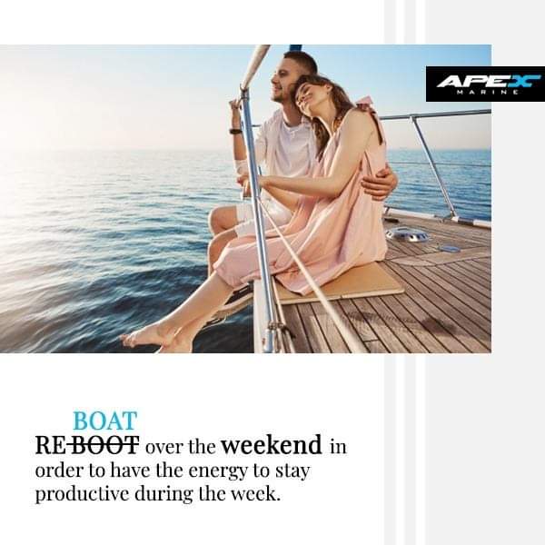 MarineApex's tweet image. It’s time to relax, recharge and reboot over the weekend!
#weekendboating #boatinglife #boatingseason #sailingadventure #sailinglifestyle #sailboating #sailboatlife #weekendvibes #weekend #relaxonthewater