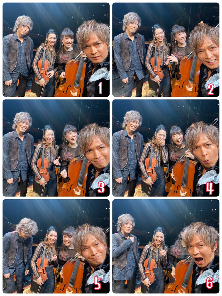 yui_violin's tweet photo. INORANさんのPremium Acoustic LIVEツアーで久しぶりの大阪に来てます♪今年もこのメンバーでBillboard大阪に来れて幸せです❣️写真は先日の東京公演の舞台にて。イノランさんのカッコいい顔からの変顔が、お茶目過ぎて可笑しくて、だんだん壊れていく様をコマ送りにてw
#INORAN #acoustick #Billboard https://t.co/OLTsHlaVpp