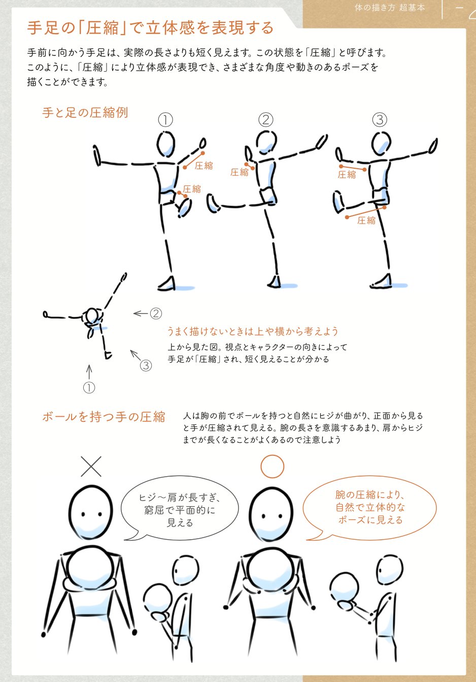 Twitter 上的 アニメ私塾 描いたことないだけ 描けない できない 大概の理由は才能やセンス以上に経験値の差でしかない アニメーターに必要なスキル 空間や手足の圧縮 これ知らないとよく見るアニメの画面に絶対にならない 描くためには必要な情報に