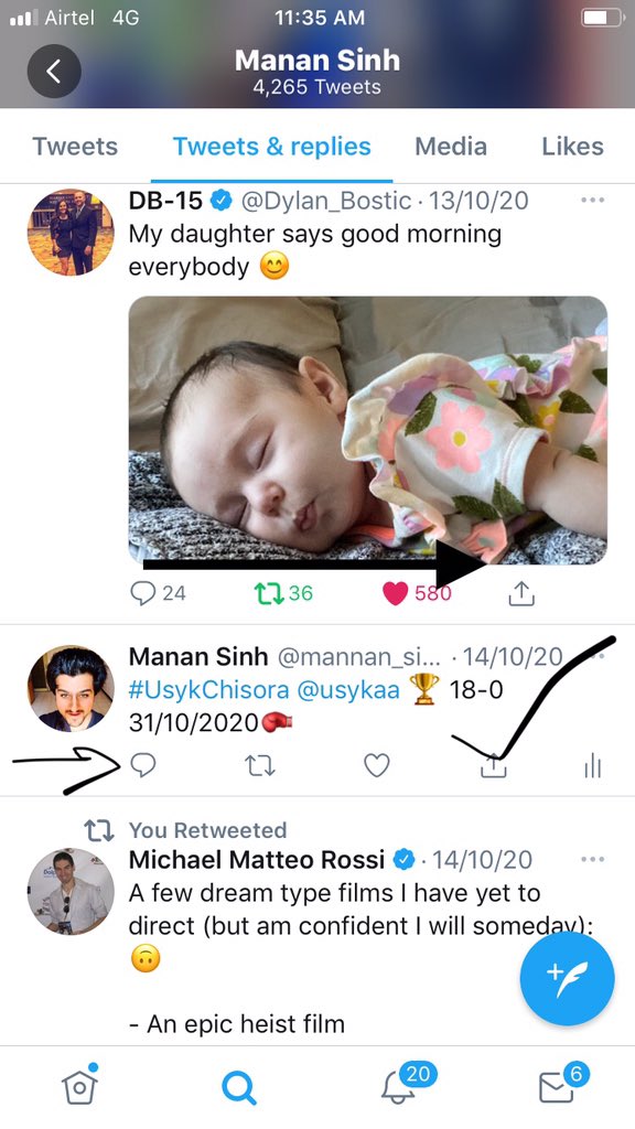 mannan_sinh's tweet photo. Hello 👋 @usykaa how are you!! see how true my #prediction was #UsykChisora #Boxing2020 I tweeted Date 14/10/20 and my massage @DAZNBoxing__ Date 27/10/20 five day ago ✔️💯 https://t.co/L9qutnQaG7