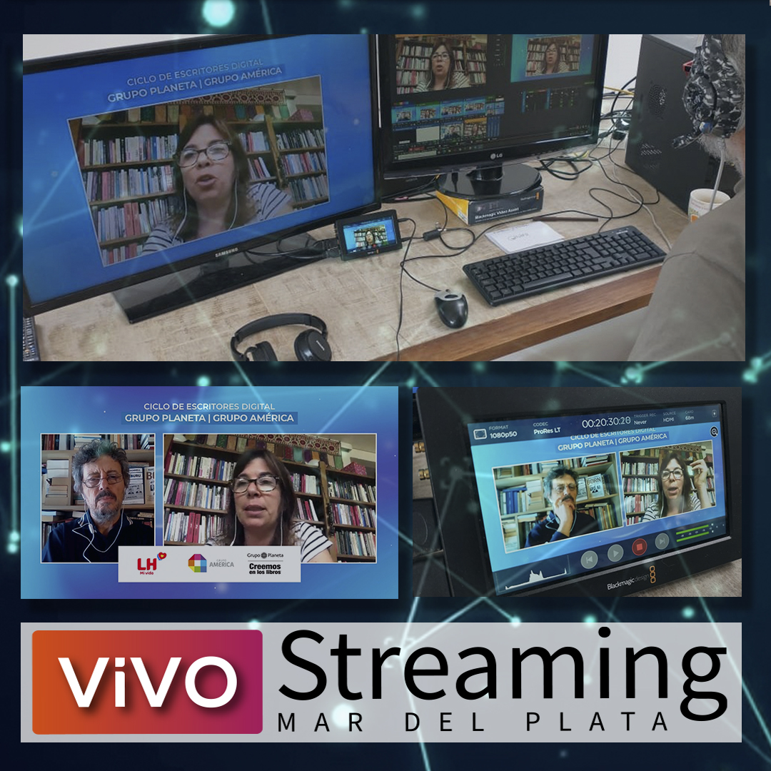 VIVOStreaming's tweet photo. Desde @vivostreamingmardelplata queremos agradecer a @FranganilloCom , Grupo Planeta y Grupo America por confiar la trasmisión del CICLO DE ESCRITORES DIGITAL . @andres.gabrielli desde Mendoza @odonnellmaria desde Buenos Aires. https://t.co/VEdprox6GP