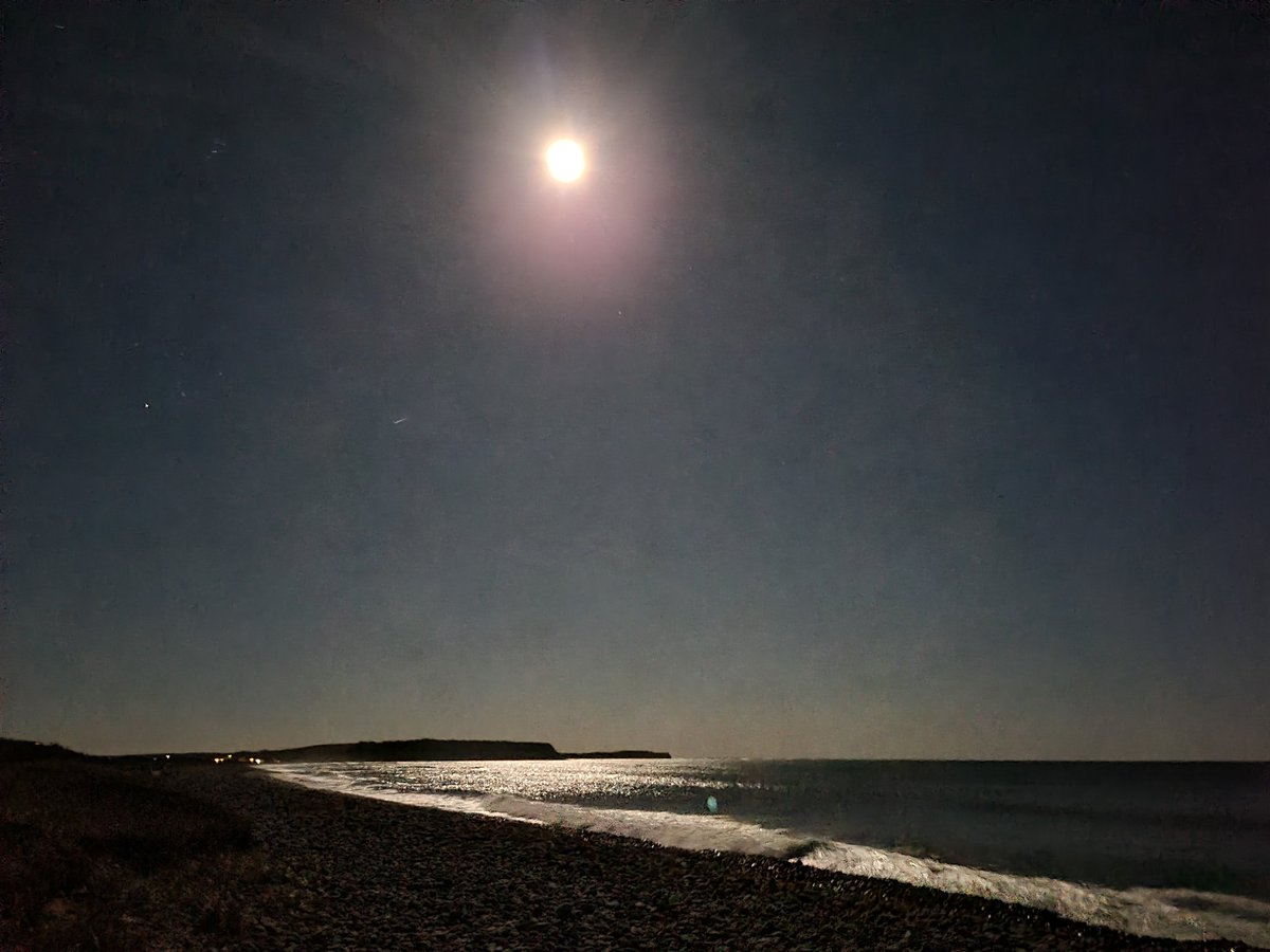 veggyVERSE's tweet image. The first photo is just a regular shot of the moon.
The second photo is with "night mode" on.
Both look great #Halloween2020 
#samsungs20