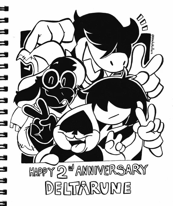 Happy 2nd Anniversary Deltarune!
#Deltarune_2nd_anniversary #DELTARUNE 