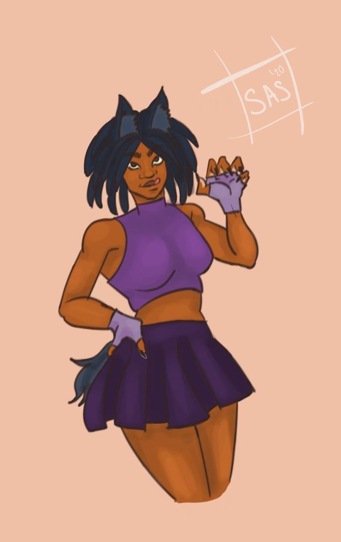 Sas_draws's tweet photo. werewolf for halloween! 🎃
#digitalart #monsterhearts #werewolf #halloweenart #inktober2020 #butnotreally https://t.co/DBXVnorzrP
