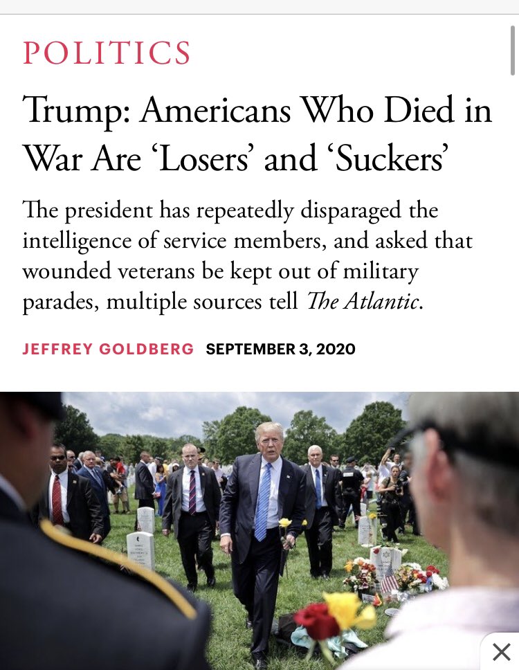 I will never forgive Donald Trump for calling our fallen heroes “suckers” & “losers”.  #VetsAgainstTrump  #America