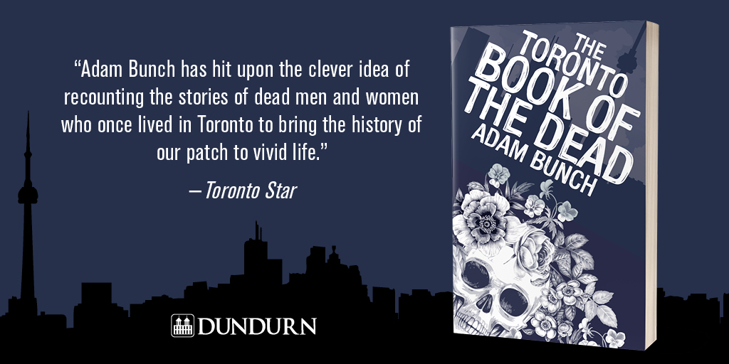 Thanks so much for reading! This is one of the morbid true tales that appears in The Toronto Book of the Dead — which tells the history of our city through the stories of its most fascinating deaths.It's available at all the usual places!