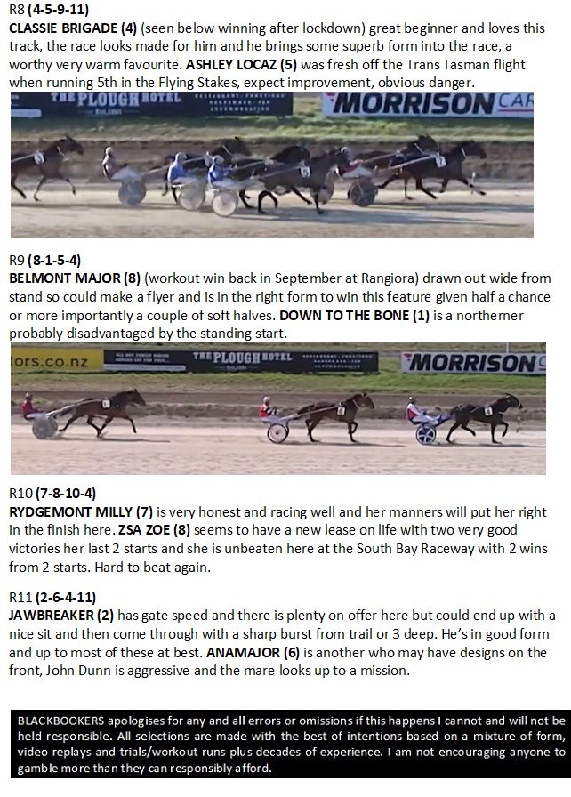 RobMcBride62's tweet photo. Harness Tips For Monday - 02/11/20
Venue: SOUTH BAY RACECOURSE (Kaikoura)
#tabracing #harnessracingnz #kaikouraraces https://t.co/Th3zuk1VpH