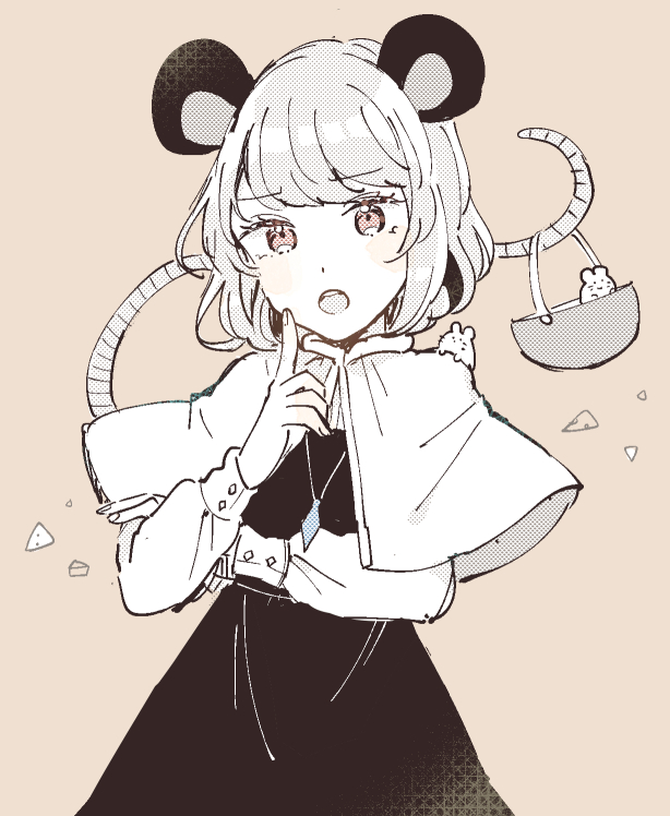 ナズーリン 「なずーりん? 」|もずくず🐘例大祭う34bのイラスト