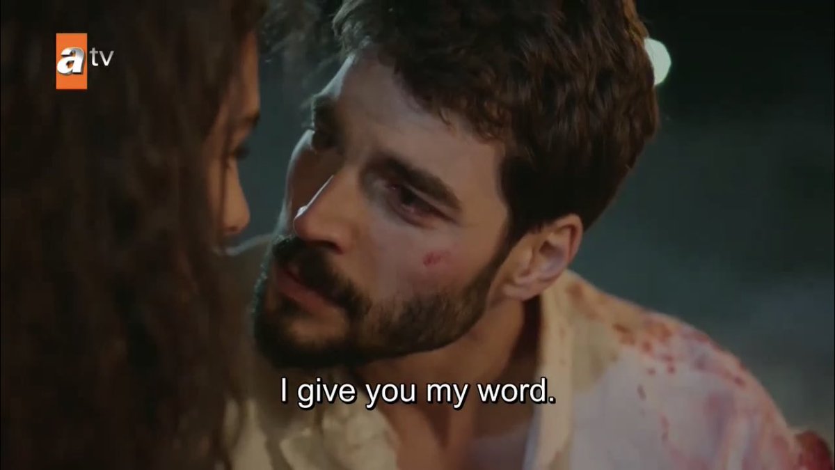 and she’s gonna hold him to that promise he will not make her go through the fear of losing him again  #Hercai  #ReyMir