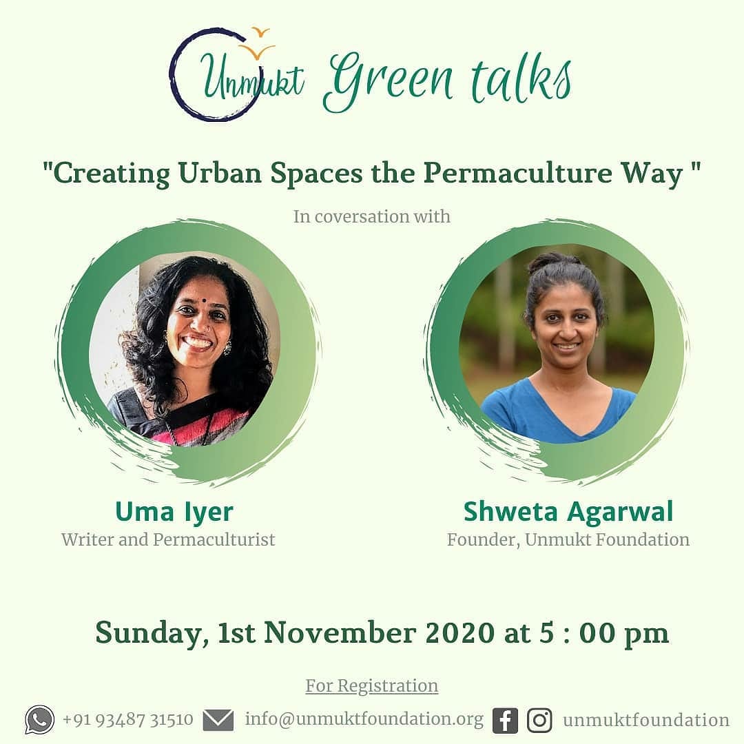 UnmuktTGA's tweet photo. DM to join the talk. #greentalk #permaculture #HealthyLiving @UnmuktFN #urbanfarming https://t.co/TBFWMdJ0Cp