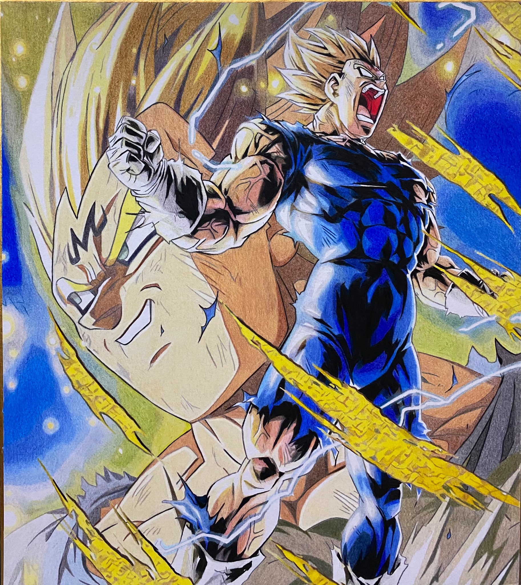 Ss4 さらばだ ブルマ トランクス そして カカロット ドラゴンボール ドッカンバトル ドラゴンボールレジェンズ 魔人ベジータ 色鉛筆 模写 Ss4 さらばだ ブルマ トランクス そして カカロット ドラゴンボール ドッカンバトル ドラゴンボールレジェンズ 魔人ベジータ 色鉛筆 模写