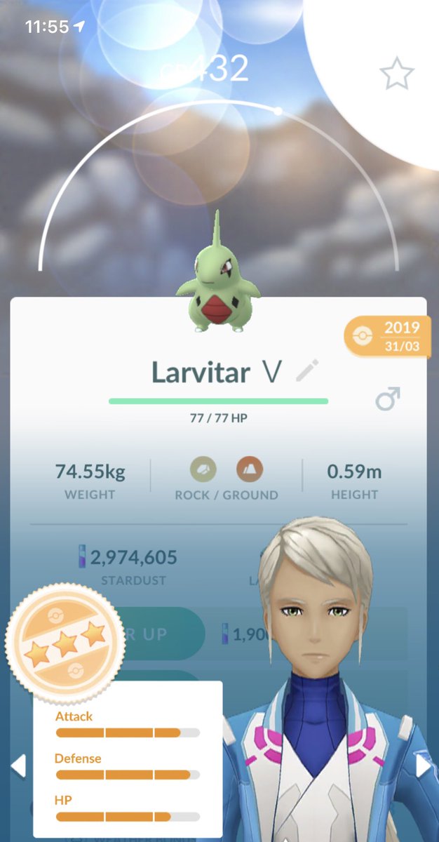 𝔇 ℒ𝒴𝒪 Sʙʀ Cpも個体値も全く一緒やってんけど そんなことありえる 笑 ポケモンgo ヨーギラス
