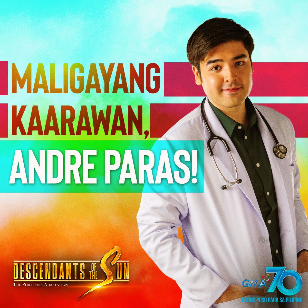 Happy birthday, Andre Paras! We wish you blessings and joy! 