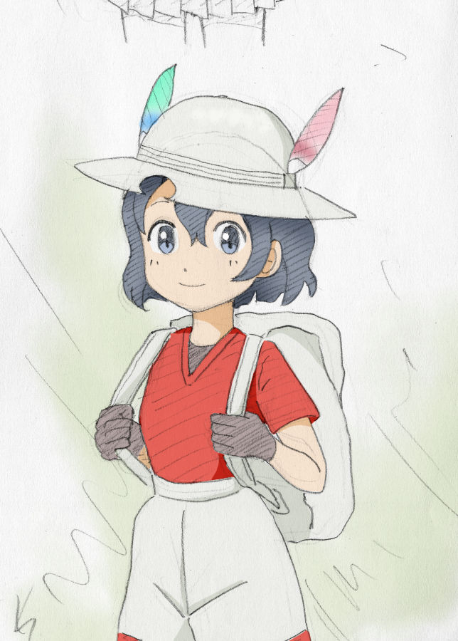 「昨日描いた練習絵を晒します。今回はカバンをテーマに4枚。最後はカバンつながりでか」|きさらぎこうしのイラスト