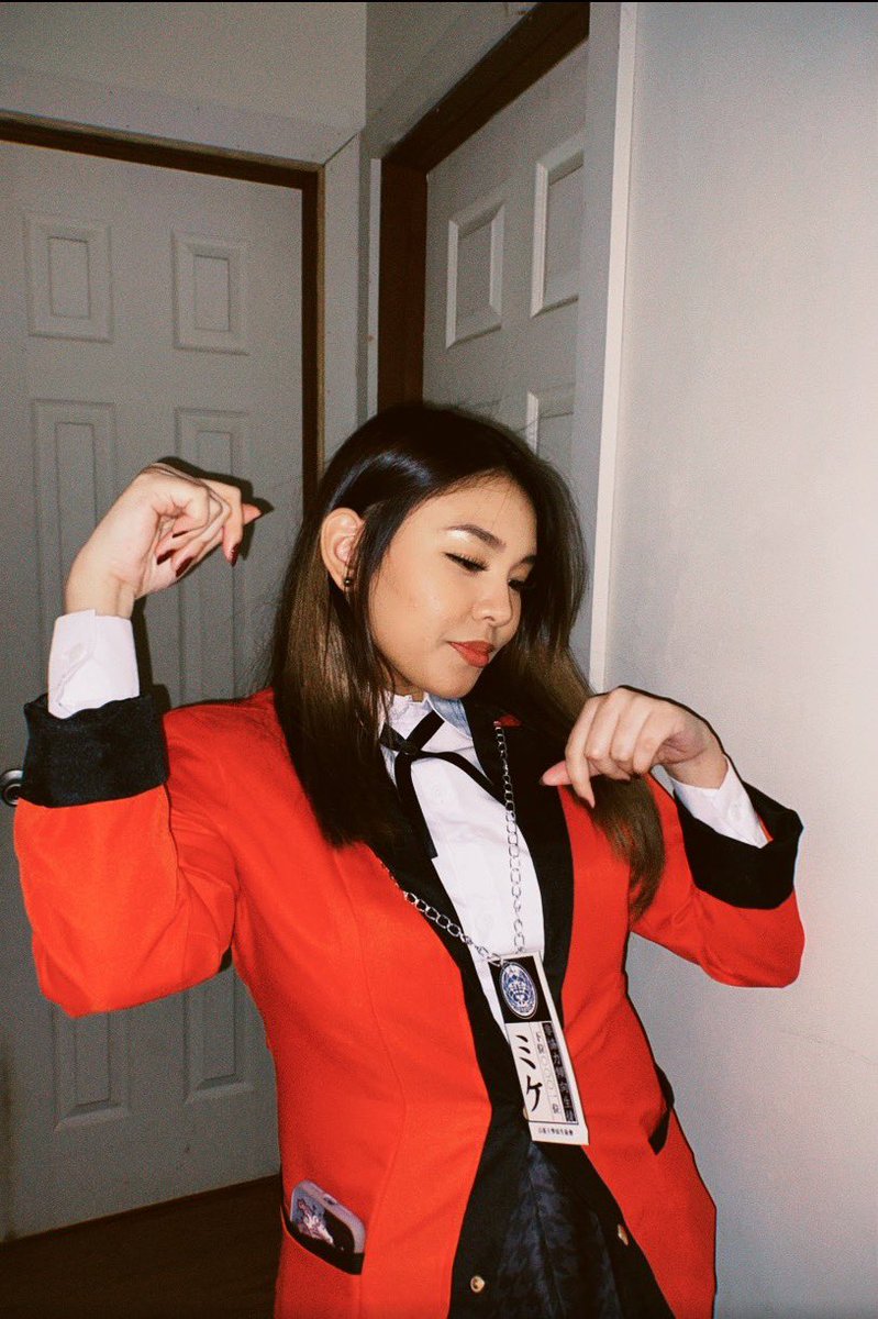 astrallhoe's tweet photo. #Halloween2020 jabami yumeko na walang bangs https://t.co/ZR4N0VpEOT