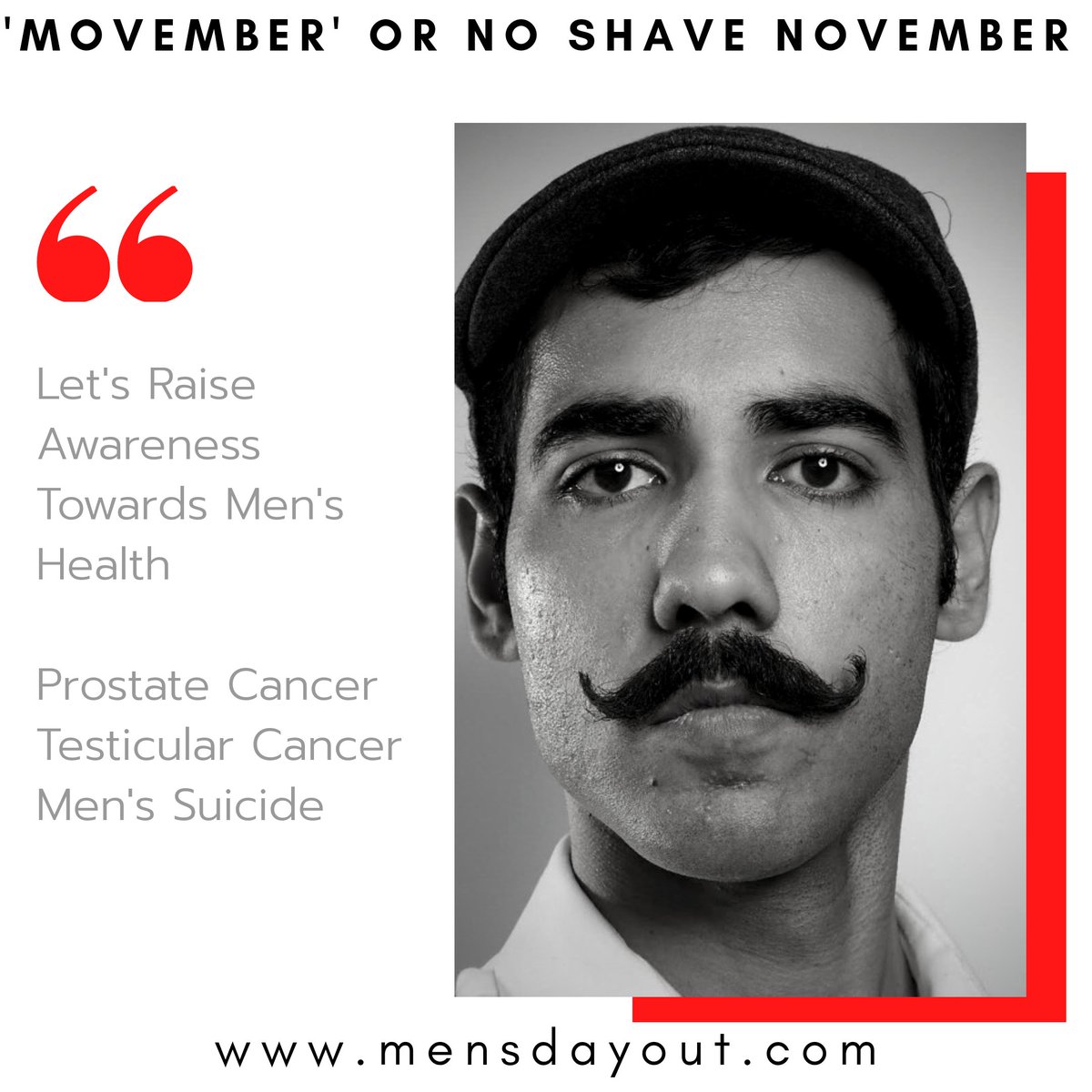 voiceformenind's tweet photo. Because #MensHealth Is Equally Important

#Movember #NoShaveNovember #MenToo https://t.co/jmUPgSz0HU
