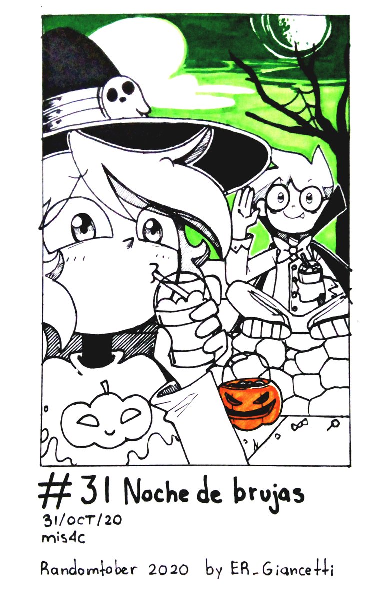 Randomtober Día 31 Noche de brujas
Mike es propiedad de @EveAngelicJones 

Lista hecha por @ERGiancetti

#randomtober #randomtober2020 #nochedebrujas #halloween #day31 #dia31 #cartoon #traditionalart #cartoonstyle #costume #originalcharacter #evedijones #mikesoda #unhappy