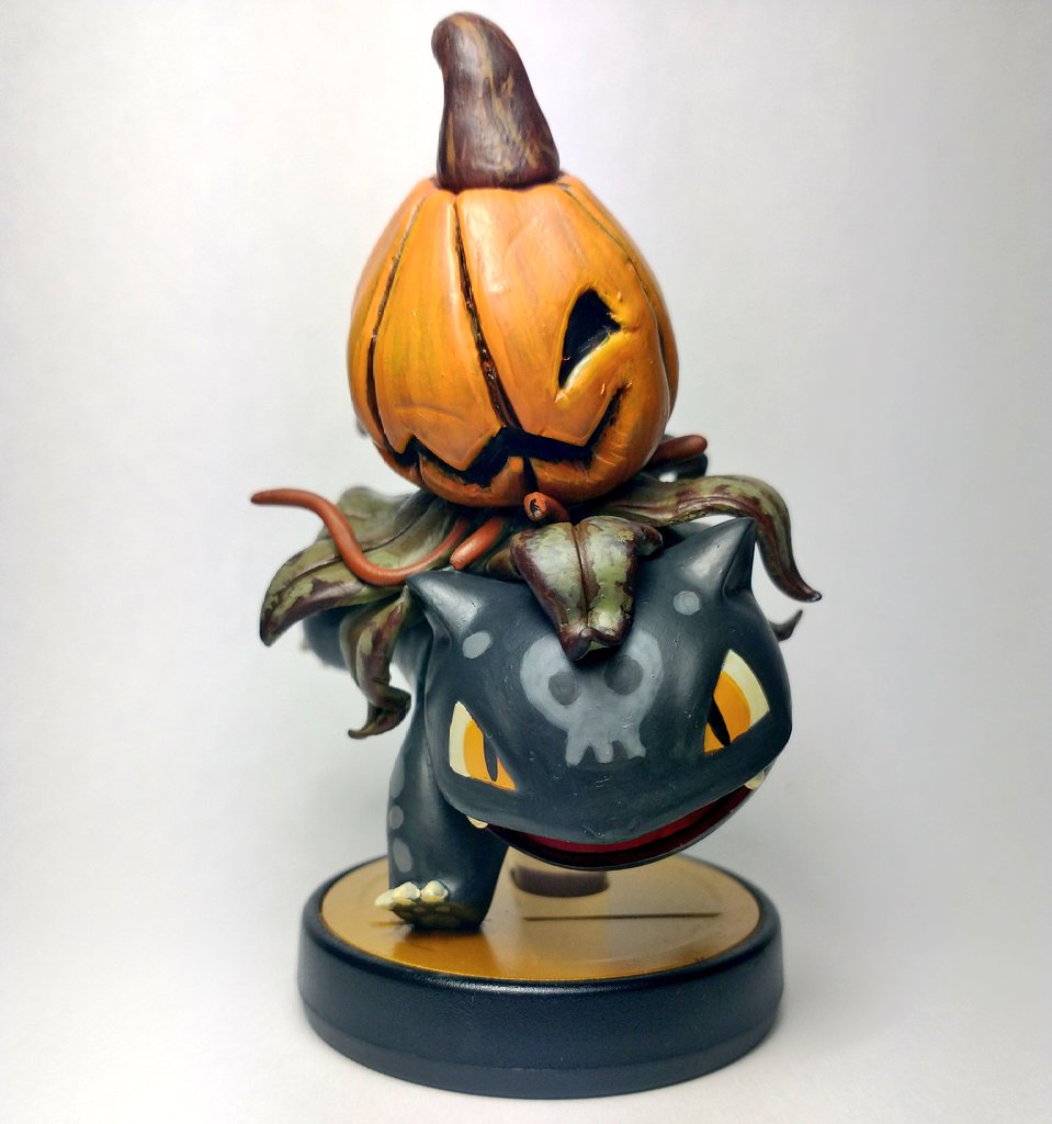 Charrette_Man's tweet photo. Spookivysaur
Directly inspired by @VincenzoNova fanart
#amiibocustom
Source : https://t.co/rVUu3TGbSB https://t.co/RrQj7kMLQA