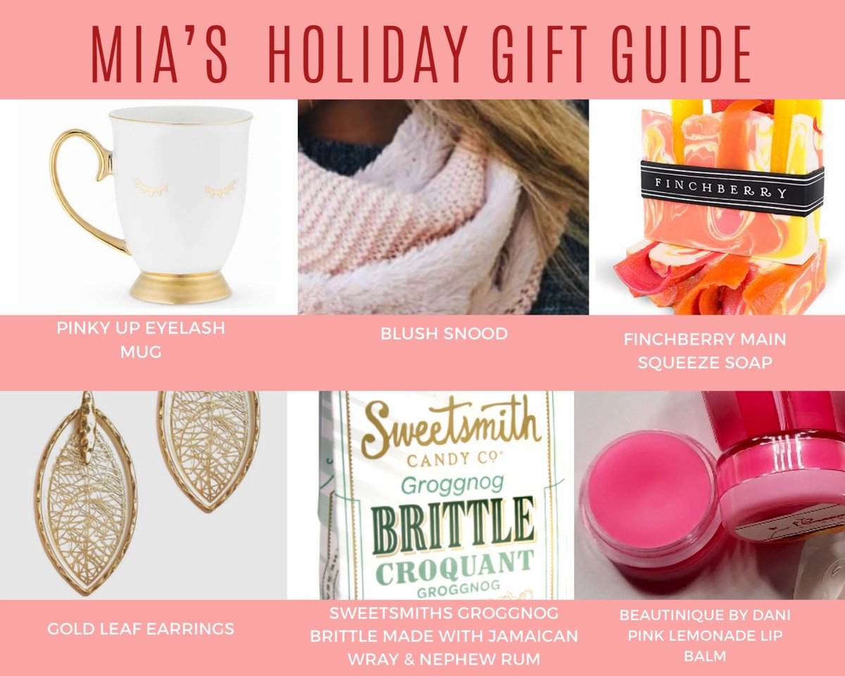 Get ahead with your holiday shopping and build your holiday box at: miachristou.com/holiday-box 
Here are some of our faves...