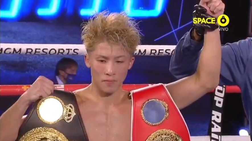 BoxeoTotalOk's tweet photo. En Las Vegas, Naoya Inoue derrota por KO 7 a Jason Moloney y retiene sus títulos mundiales de peso gallo AMB y FIB. #InoueMoloney https://t.co/ZOt8o8IQYd