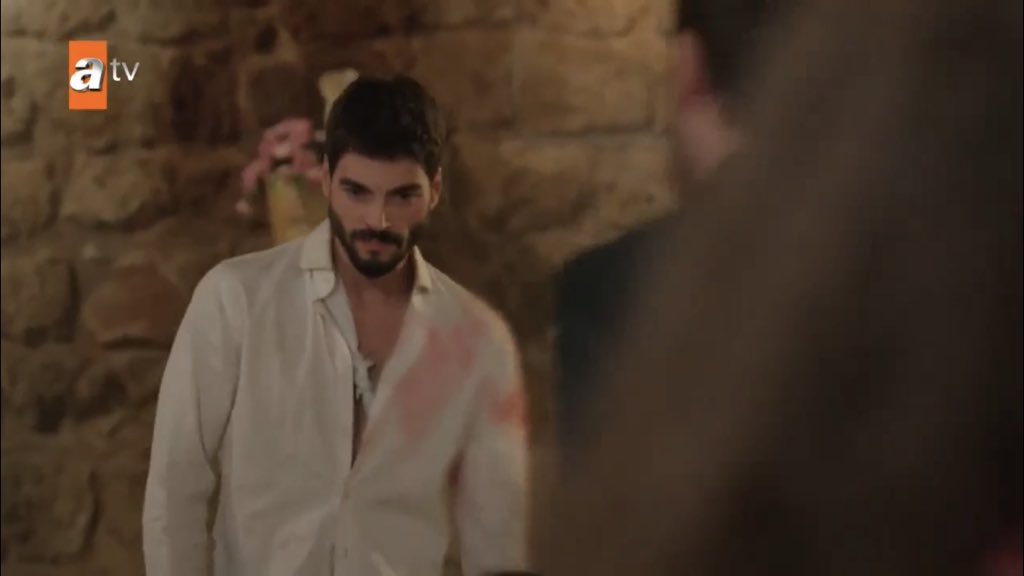 miran trying to act chill while azat walks towards him when we all know he wants to hug him sksjksks  #Hercai