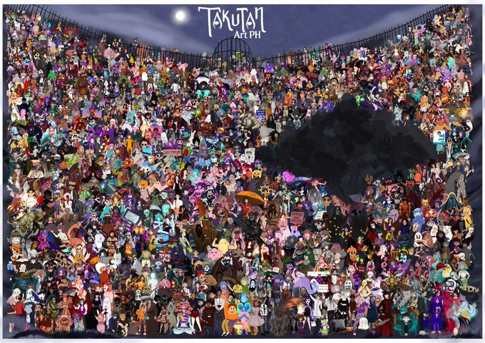 cloudophin's tweet image. Happy Halloween Everyone!🤡🎈🎃
Find my character and get free art from me!
(for first person only)
A collab with 1000+ filipino artists
For full resolution: 
#takutanartph 
#artph
#clowndophin