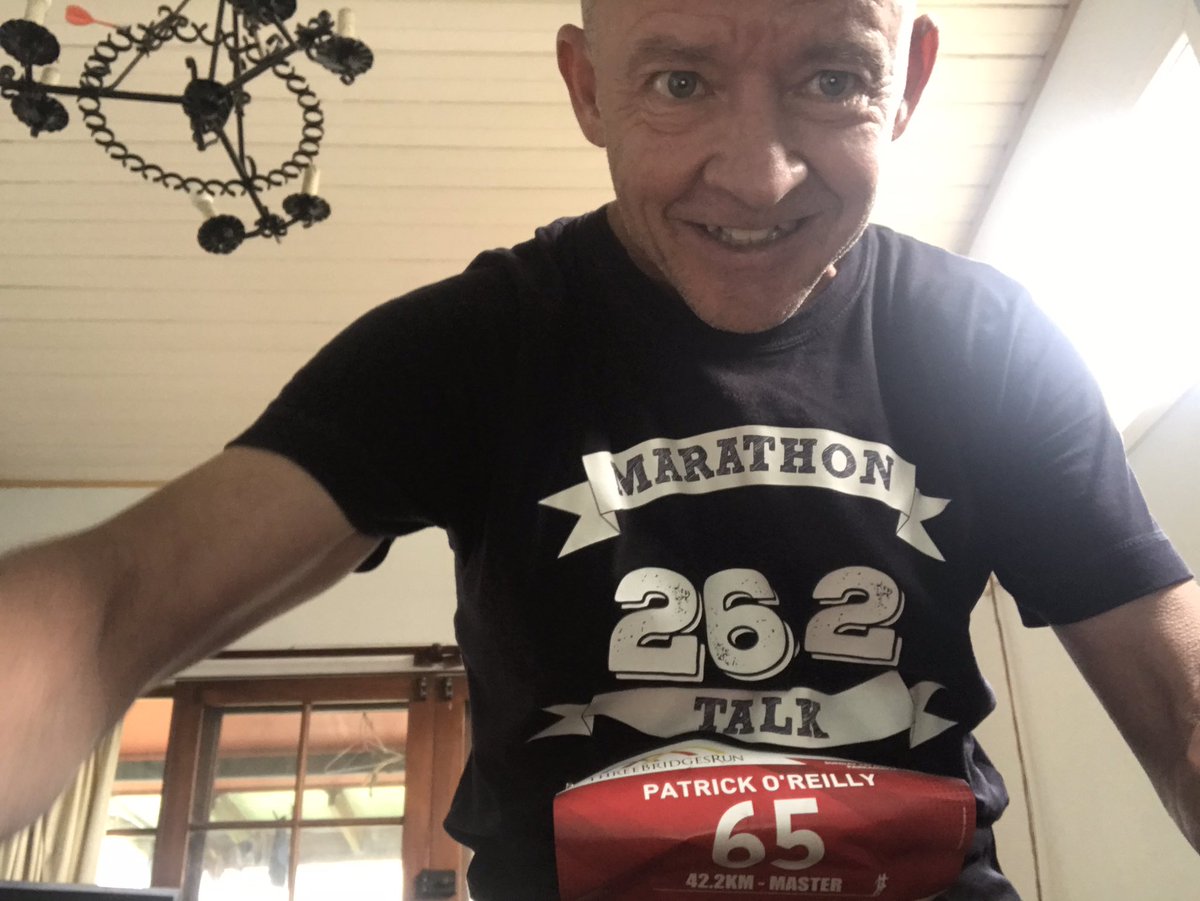 patricii's tweet photo. @MaxAdventure1 @marathontalk #kitaroundtheworld #3BridgesRun #3bridgesrun Inaugural Marathon amidst the pandemic! Tough day and course, happy with placing along the โMastersโ! @Jamesbyrondawes @rbharriers @mr060511 https://t.co/0pApj2Y37z
