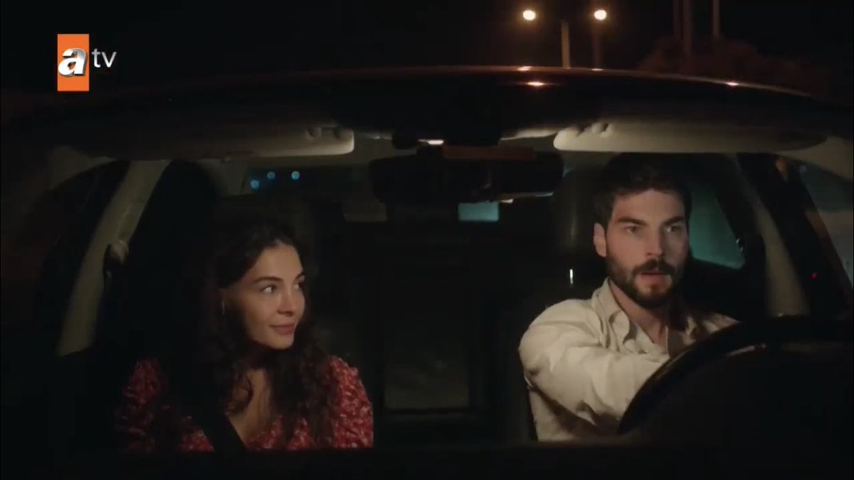 “look at my husband driving his car in his bloody white shirt. he almost died but he’s good now. he’s beautiful, my husband miran aslanbey” reyyan’s internal monologue  #Hercai  #ReyMir