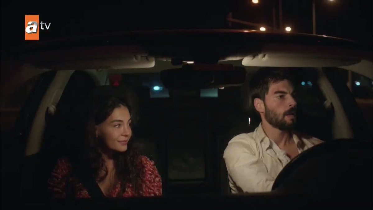 “look at my husband driving his car in his bloody white shirt. he almost died but he’s good now. he’s beautiful, my husband miran aslanbey” reyyan’s internal monologue  #Hercai  #ReyMir