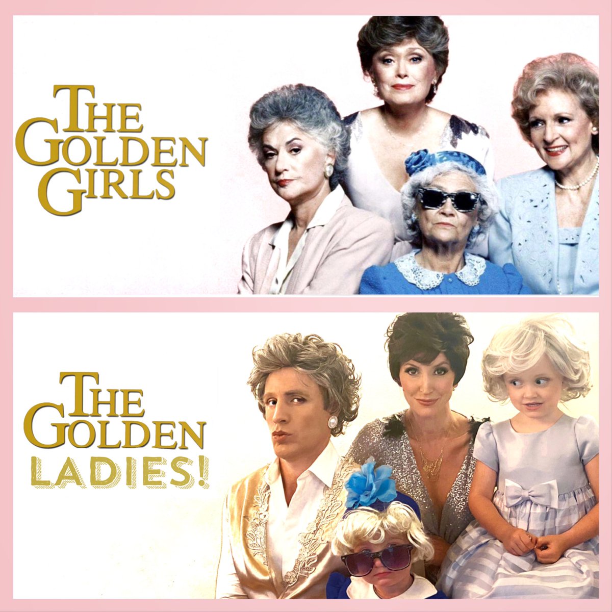 Thank You for being a FRIEND💕Hope wanted to be “Rose” <a href="/BettyMWhite/">Betty White</a> from the Golden Girls (she watches it with her Grandma), so we all joined in on the fun! Happy Halloween Everyone!!

( Hope calls the show The Golden Ladies;)

#goldengirls #halloween #familyhalloweencostumes