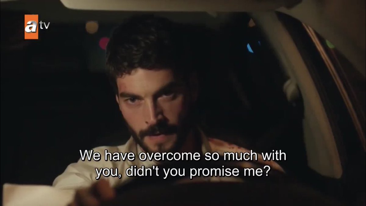 and he’s already making her worry YOU PROMISED HER MIRAN  #Hercai  #ReyMir