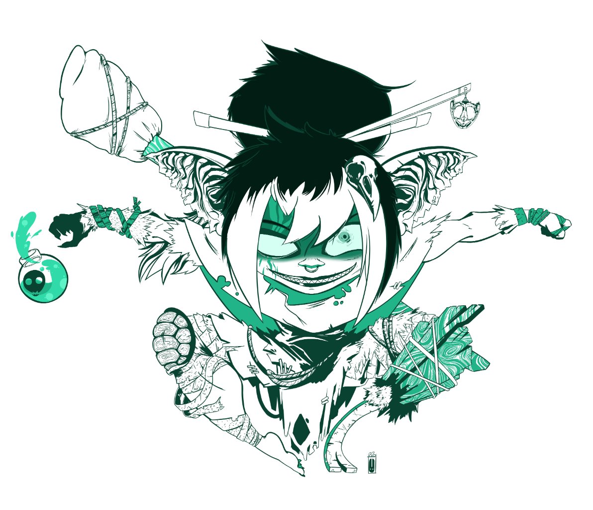 Still busy with a project
but I've started this a few days back
because Goblin  
<a href="/Kiwion/">Kiwo</a>'s Kneecap