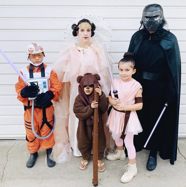A long time ago in a galaxy far far away...Halloween! #HappyHallowen #onceinabluemoon #2020